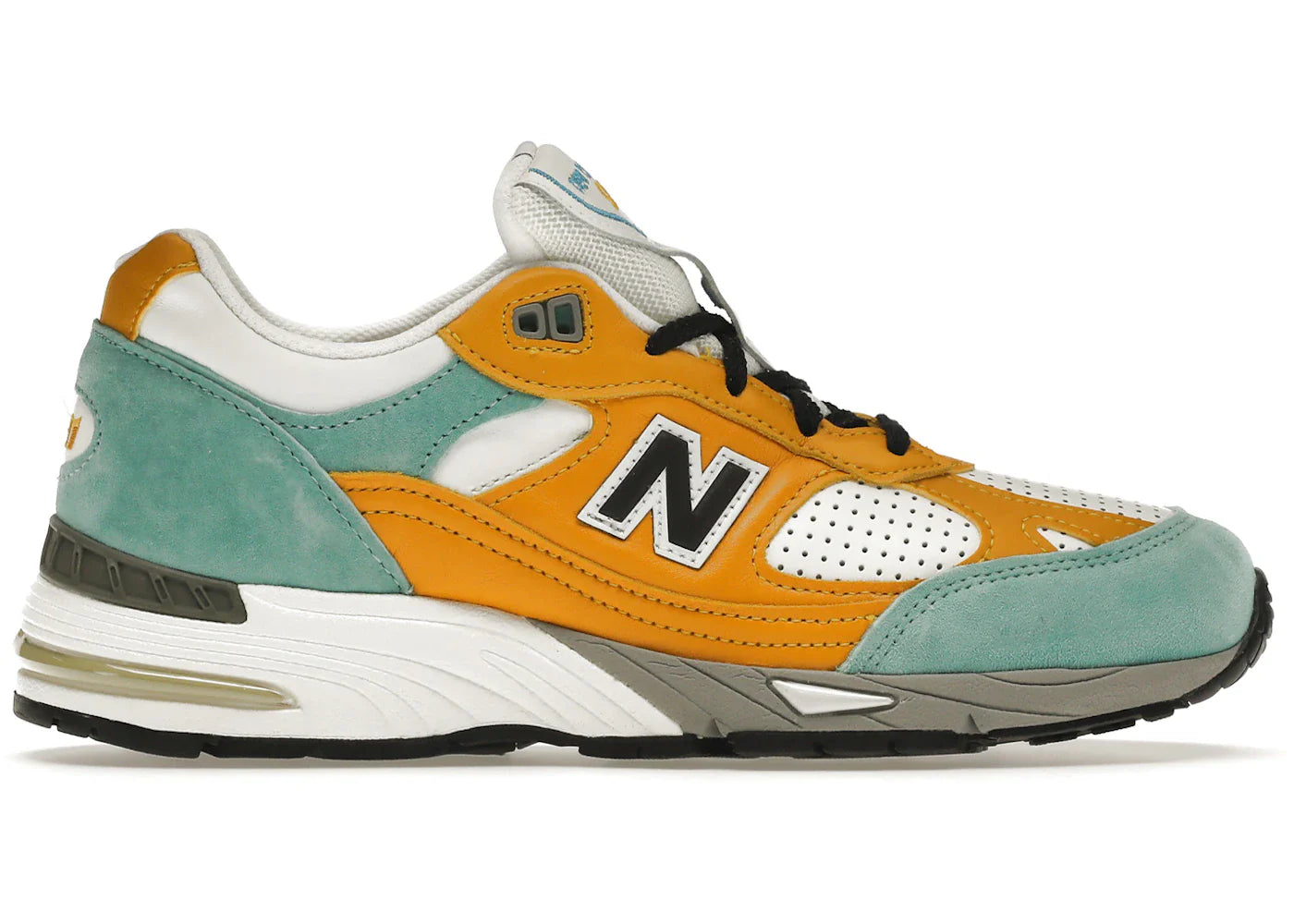 New Balance 991 Sns Yellow Blue Womens