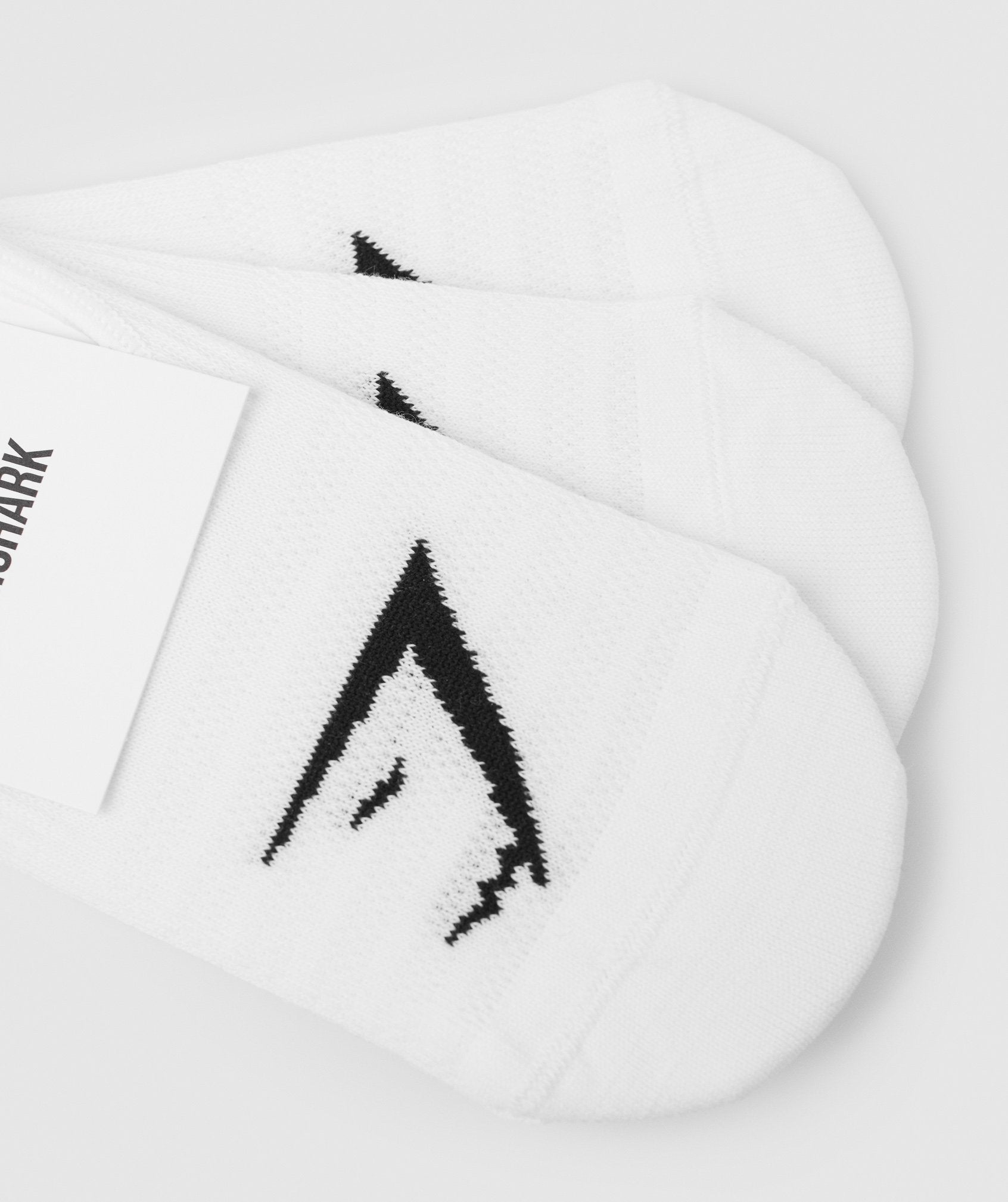 Gymshark No Show Socks 3Pk White