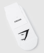 Gymshark No Show Socks 3Pk White