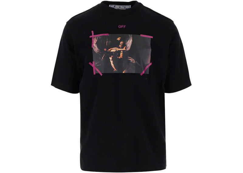 OFF-WHITE Arrow Caravaggio Mercy T-Shirt Black/Purple/Multi