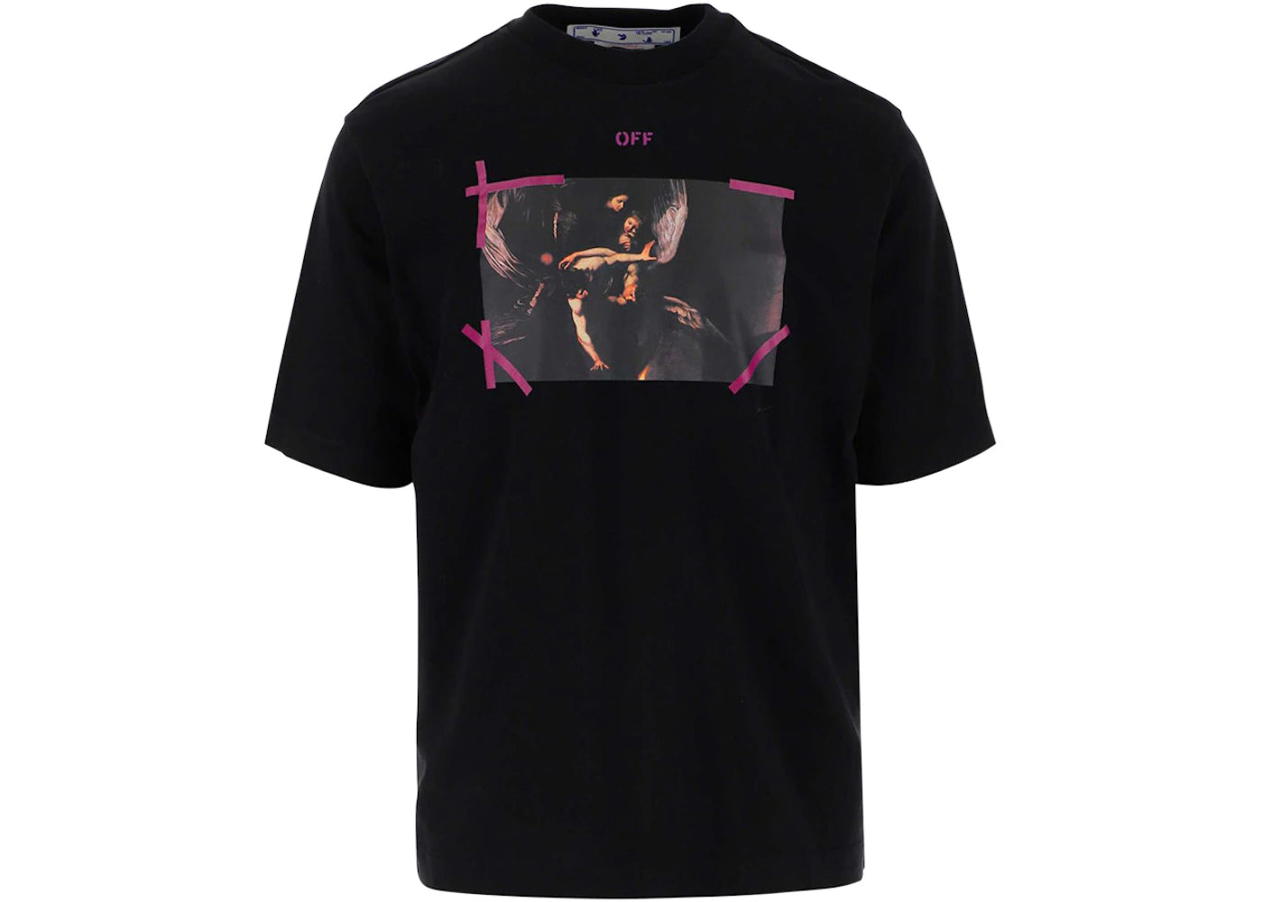 OFF-WHITE Arrow Caravaggio Mercy T-Shirt Black/Purple/Multi