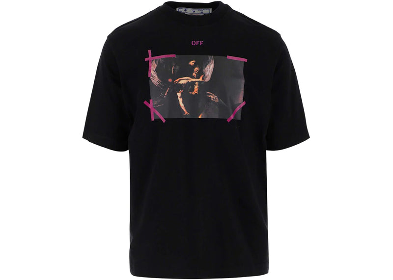 OFF-WHITE Arrow Caravaggio Mercy T-Shirt Black/Purple/Multi