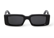 OFF-WHITE Arthur Rectangle Sunglasses Black/Dark Grey (OERI127S24PLA0011007-FR)