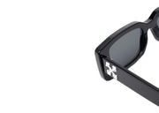 OFF-WHITE Arthur Square Frame Sunglasses Black/White SS22 (OERI016C99PLA0011007)