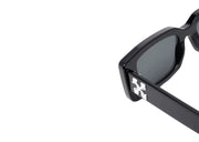 OFF-WHITE Arthur Square Frame Sunglasses Black/White SS22 (OERI016C99PLA0011007)