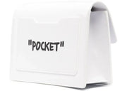 Off-White Cash Inside Ss22 Jitney Bag White/Black