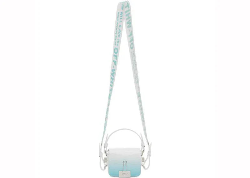Off-White Degrade Baby Flap Bag Light Blue