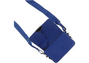 Off-White Diagonal Stripe Mini Flap Bag Blue/White