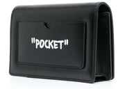 Off-White Jitney 0.5 Quote Shoulder Bag Black/White