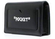 Off-White Jitney 0.5 Quote Shoulder Bag Black/White