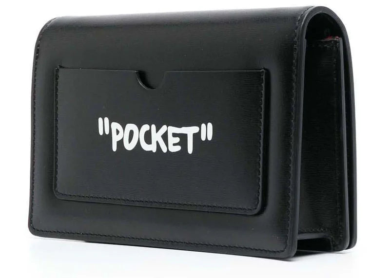Off-White Jitney 0.5 Quote Shoulder Bag Black/White