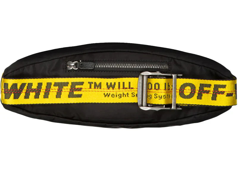 Off-White Ow Logo Nylon Belt Bag Black