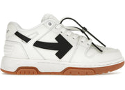 OFF-WHITE Out Of Office OOO Low Tops White Black Gum