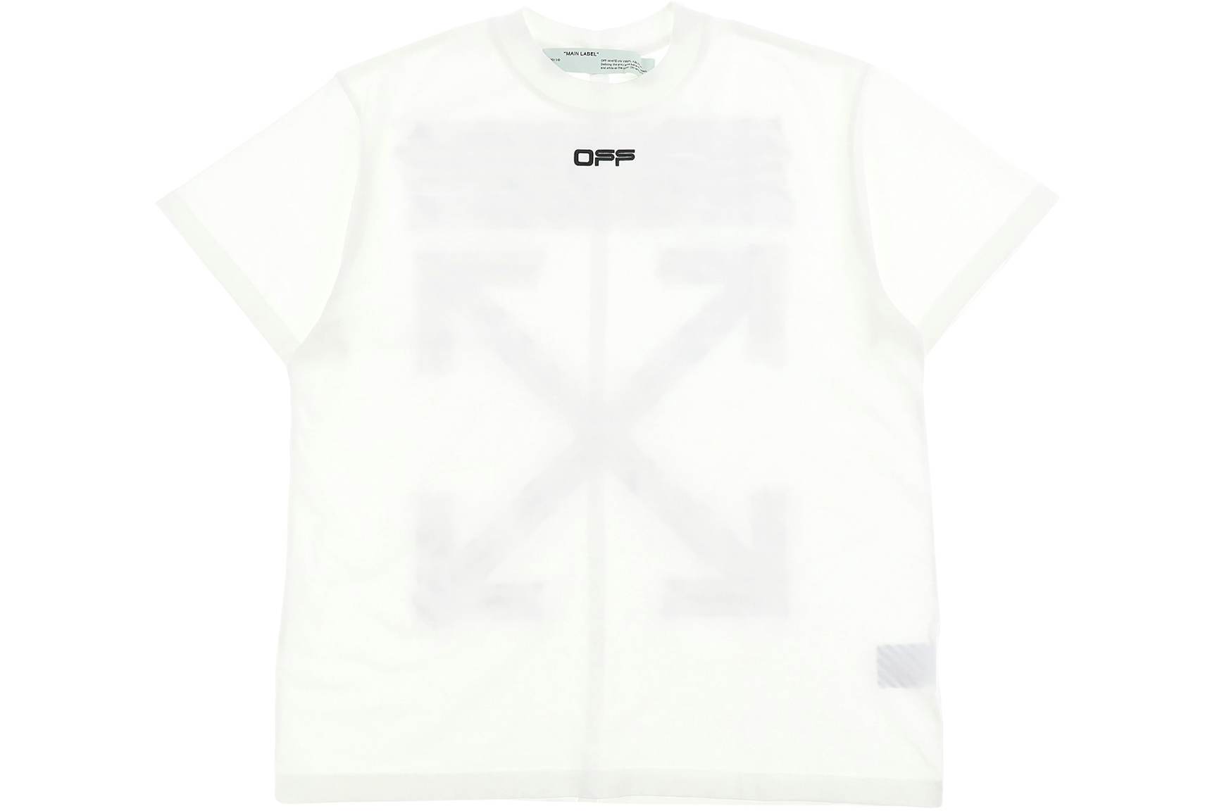 OFF-WHITE Oversized Fit Airport Tape T-Shirt White