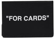 OFF-WHITE Quote FOR CARDS Card Holder (2 Slot) Black