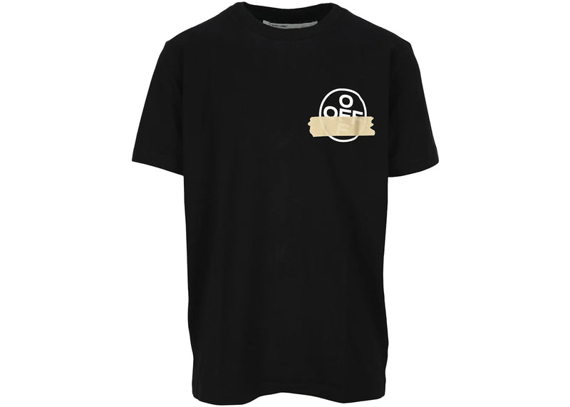 OFF-WHITE Slim Fit Tape Arrows T-Shirt Black/Beige