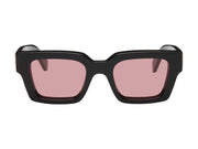 OFF-WHITE Virgil Square Frame Sunglasses Black/Red (OERI126C99PLA0011025)