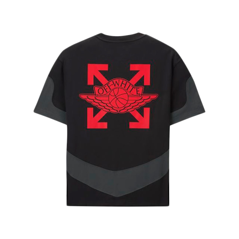 OFF-WHITE x Jordan T-Shirt Black