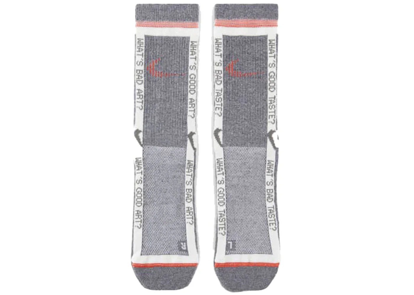 OFF-WHITE x Nike Socks Grey/Orange