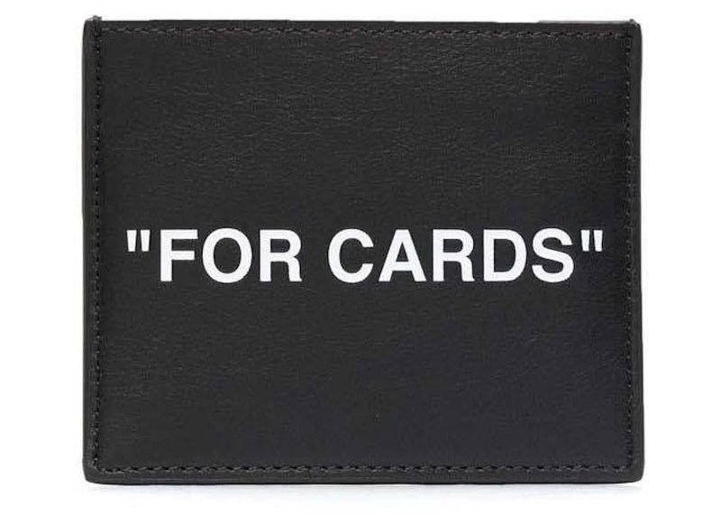 Off-White FOR CARDS Card Holder Black