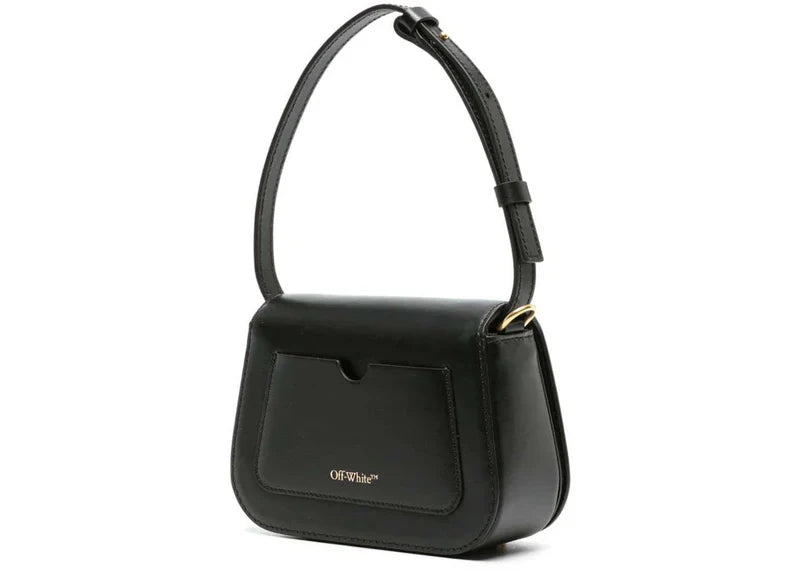 Off-White Skeleton Binder Shoulder Bag Black
