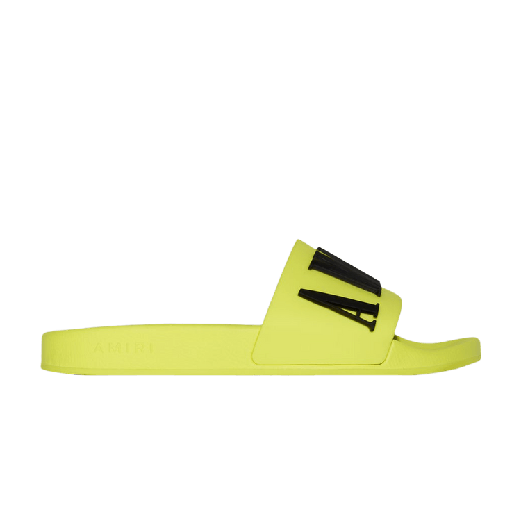 Amiri Rubber Classic Logo Pool Slide Volt