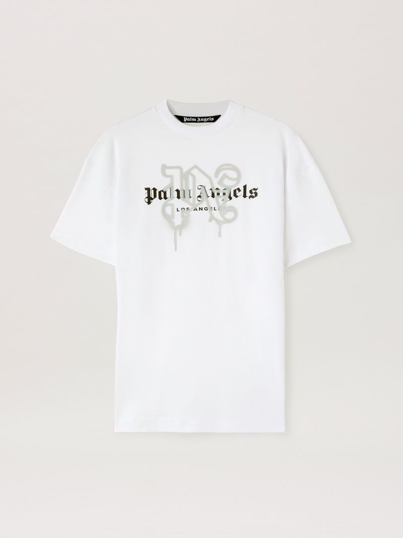 LA MONOGRAM SPRAY T-Shirt WHITE
