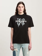 LA MONOGRAM SPRAY T-Shirt BLACK