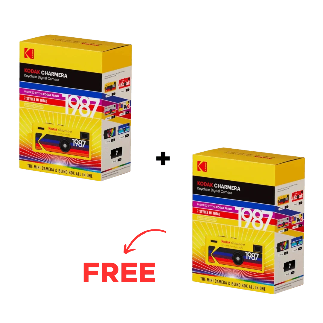 BUY 1 GET 1 FREE - Kodak Charmera Keychain Digital Camera Blind Box Collection