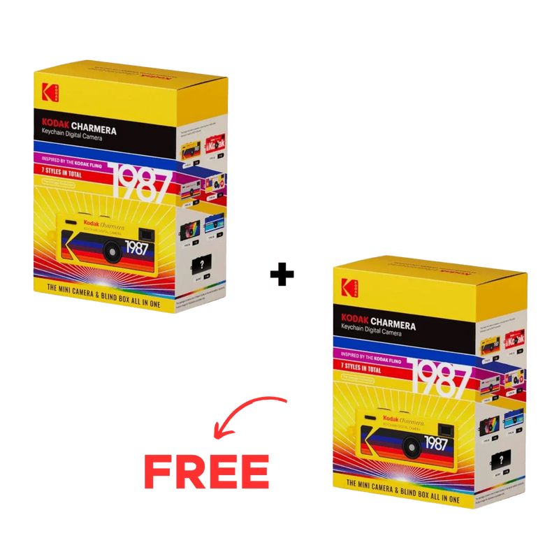 BUY 1 GET 1 FREE - Kodak Charmera Keychain Digital Camera Blind Box Collection