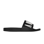 Amiri Wmns Logo Pool Slide 'Black White'