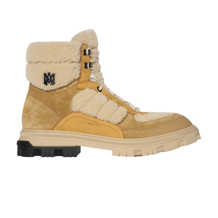 Amiri Shearling Workman Boot Tan
