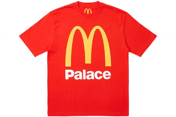 Palace x McDonald's Logo T-Shirt Red