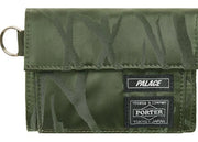 Palace x Porter Wallet Olive/Jacquard