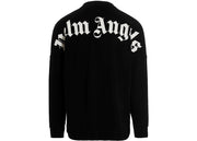 Palm Angels Logo Mock Neck Longsleeve T-Shirt Black/White