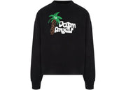 Palm Angels Sketchy Jersey Sweatshirt Black