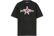 Palm Angels Star Sprayed T-Shirt Black/Pink