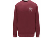 Palm Angels Vintage Effect Pa Logo Sweatshirt Burgundy