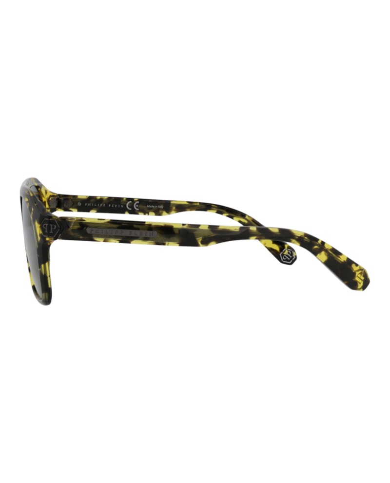 Philipp Plein Aviator-Frame Acetate Sunglasses Havana Smoke (SPP072M-57-0709)