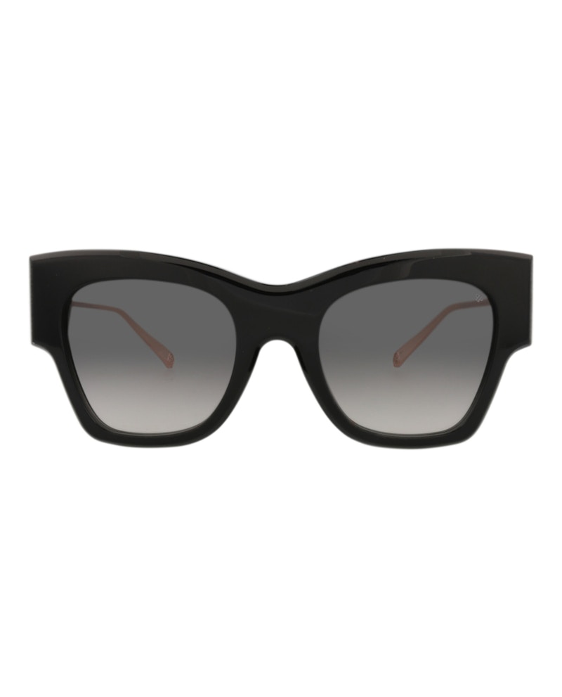 Philipp Plein Cat Eye-Frame Acetate Sunglasses Black Black Smoke (SPP120M-53-0700)