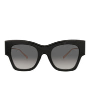 Philipp Plein Cat Eye-Frame Acetate Sunglasses Black Black Smoke (SPP120M-53-0700)