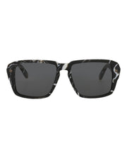 Philipp Plein Square-Frame Acetate Sunglasses Black Black Smoke (SPP081-55-0Z21)