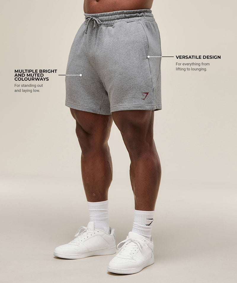 Gymshark Power 5" Shorts Charcoal Core Marl
