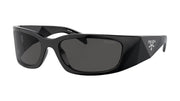 Prada A14S 1AB5S0 Plastic Butterfly Grey Lens Sunglasses Black