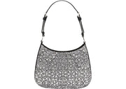 Prada Cleo Satin Bag With Appliques Metal