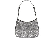 Prada Cleo Satin Bag With Appliques Metal