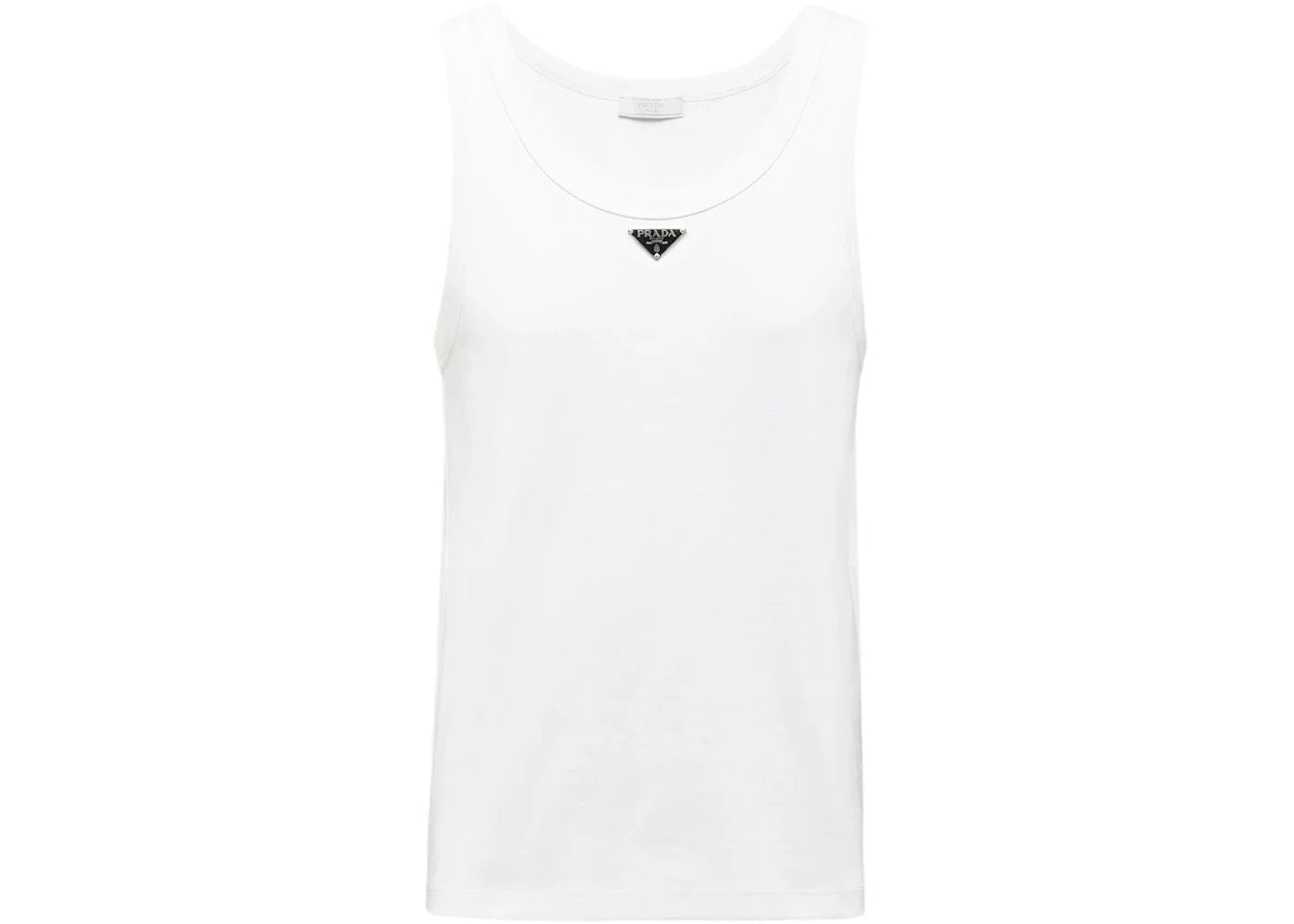 Prada Cotton Tank Top White