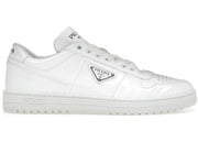Prada Downtown Low Top Sneakers Leather White