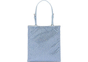 Prada Embellished Satin Handbag Celeste