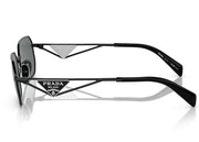 Prada Geometric Sunglasses Black/Black Grey (SPRA51 1AB-5Z1)